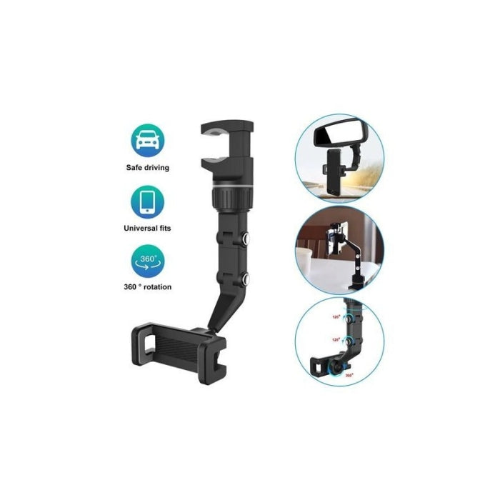 Support de téléphone GSM pour voiture - universel - rotatif 360°