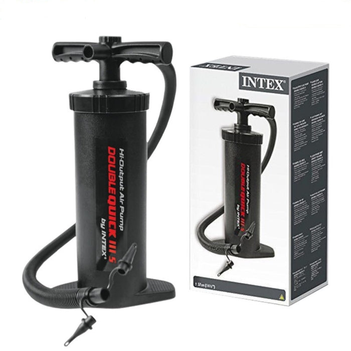 Intex Pompe à Air Manuelle Double Action – Quick III S - 2,8L – 37 cm