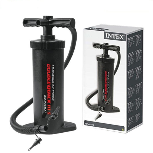 Intex Pompe à Air Manuelle Double Action – Quick III S - 2,8L – 37 cm