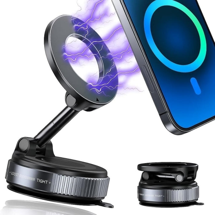 Support de téléphone Ultra magnétique Ventouse pour voiture amélioré renforcé à 360